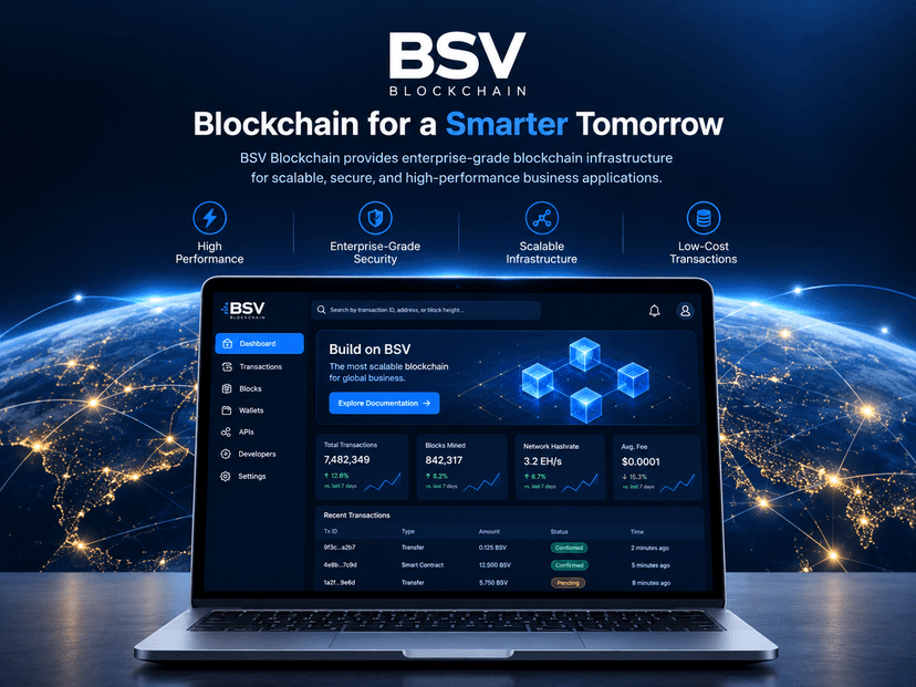 BSV enterprise blockchain infrastructure